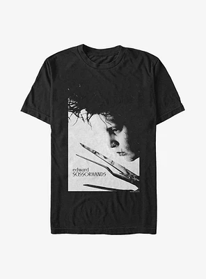 Edward Scissorhands Close Up Poster T-Shirt