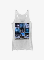 Edward Scissorhands Nine Up Womens Tank Top