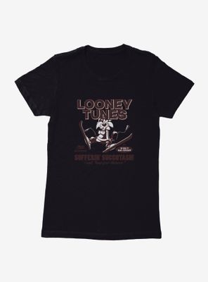 Looney Tunes Sylvester Ski Gear Womens T-Shirt
