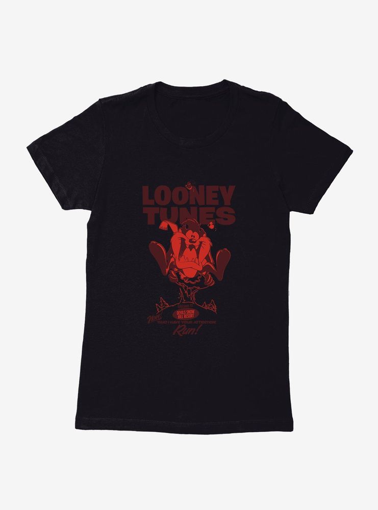 Looney Tunes Taz Hill Resort Womens T-Shirt