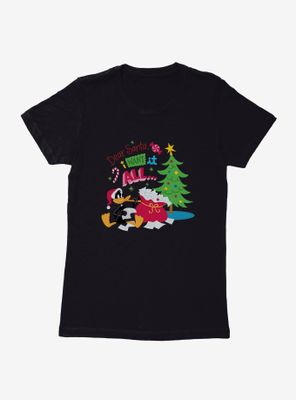 Looney Tunes Holiday I Want It All Womens T-Shirt
