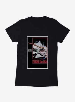 Friday The 13th Nightmare Poster Womens T-Shirt