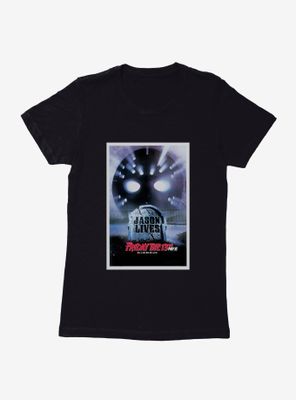 Friday The 13th Part VI Poster Womens T-Shirt