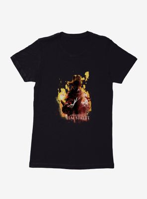 A Nightmare On Elm Street Freddy Flames Womens T-Shirt