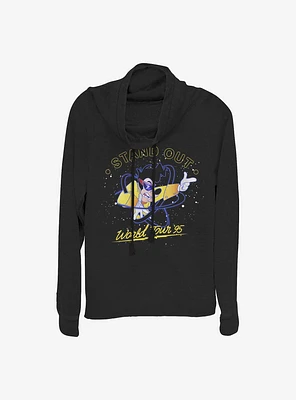 Disney A Goofy Movie Above The Crowd Cowlneck Long-Sleeve Girls Top