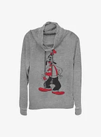 Disney Goofy Winter Fill Cowlneck Long-Sleeve Girls Top