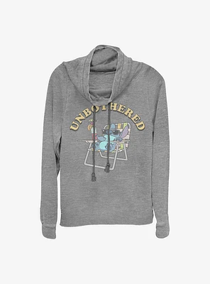 Disney Lilo & Stitch Unbothered Cowlneck Long-Sleeve Girls Top