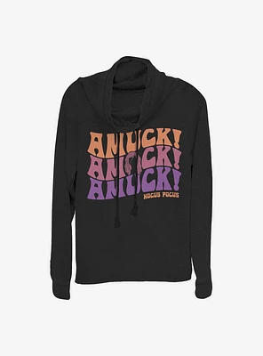 Disney Hocus Pocus Amuck Cowlneck Long-Sleeve Girls Top