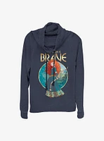 Disney Pixar Brave Be Cowlneck Long-Sleeve Girls Top