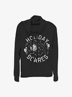 The Nightmare Before Christmas Holiday Scares Doll Cowlneck Long-Sleeve Girls Top