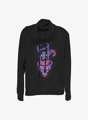 Disney Villains Neon Dr. Facilier Cowlneck Long-Sleeve Girls Top