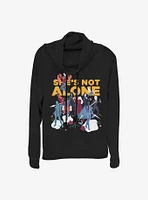 Marvel Avengers She's Not Alone Cowlneck Long-Sleeve Girls Top