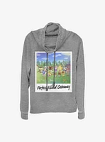 Nintendo Animal Crossing Island Getaway Cowlneck Long-Sleeve Girls Top