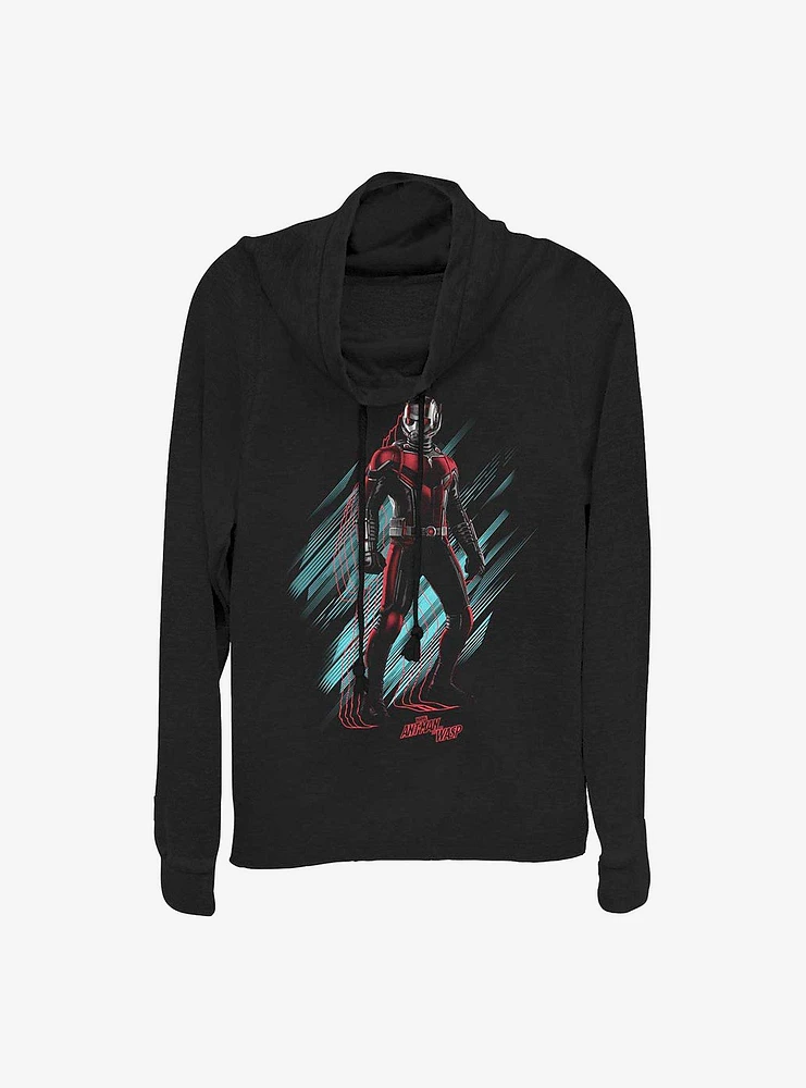 Marvel Ant-Man Stand Alone Cowlneck Long-Sleeve Girls Top