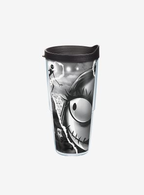 The Nightmare Before Christmas Torn Collage 24oz Classic Tumbler With Lid