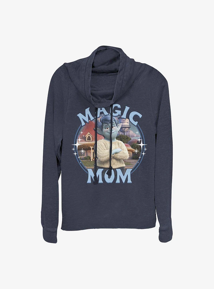 Disney Pixar Onward Magic Mom Cowlneck Long-Sleeve Girls Top