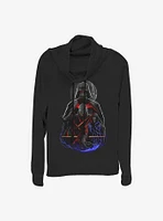 Star Wars Lords Of The Darkside Cowlneck Long-Sleeve Girls Top