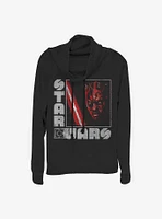 Star Wars Darth Maul Cowlneck Long-Sleeve Girls Top