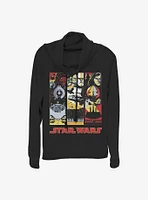 Star Wars Phantom Panels Cowlneck Long-Sleeve Girls Top