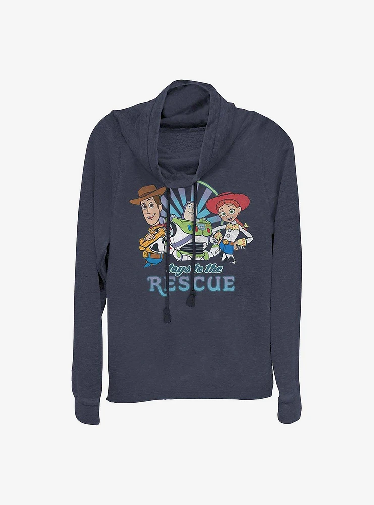 Disney Pixar Toy Story 4 Rescue Cowlneck Long-Sleeve Girls Top