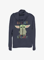 Star Wars The Mandalorian Cutest Little Child Cowlneck Long-Sleeve Girls Top