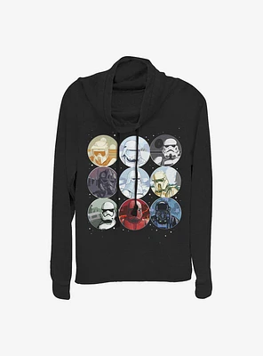 Star Wars Trooper Planets Cowlneck Long-Sleeve Girls Top