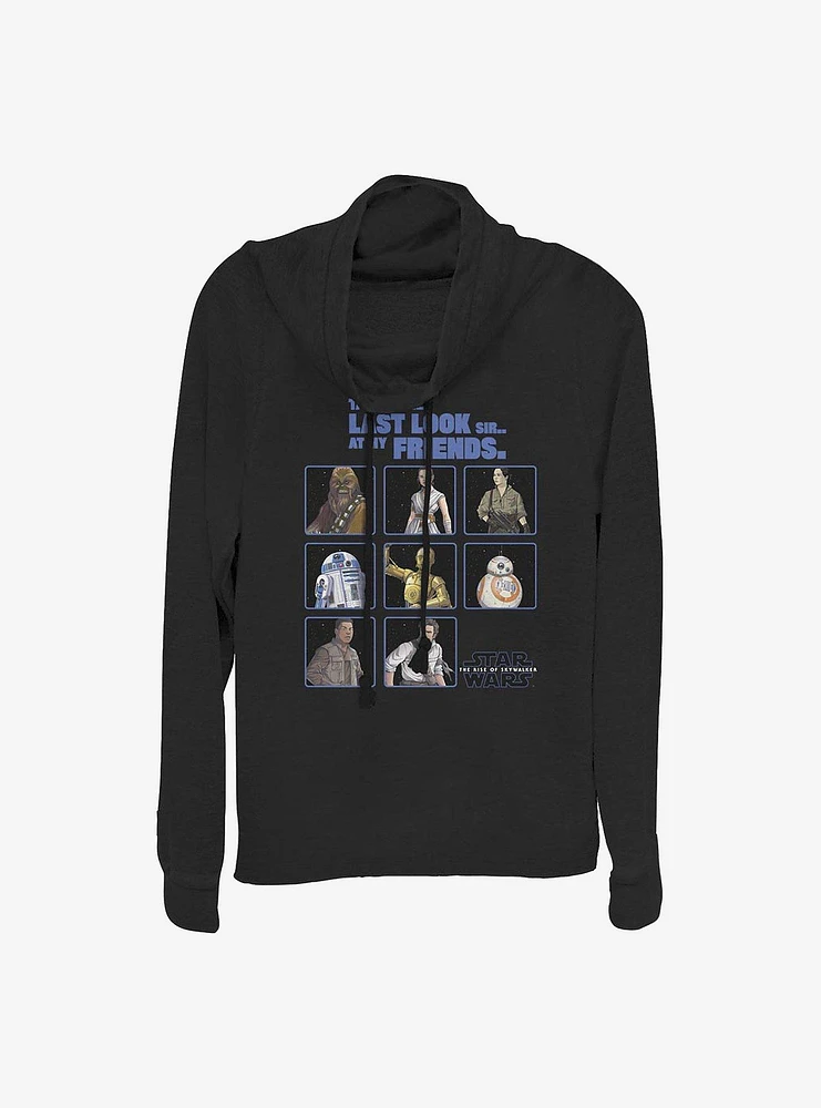 Star Wars: Episode IX The Rise Of Skywalker Boxed Friends Cowlneck Long-Sleeve Girls Top