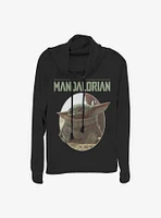 Star Wars The Mandalorian Child Look Cowlneck Long-Sleeve Girls Top