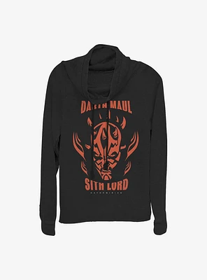 Star Wars: The Clone Wars Dathomirian Maul Cowlneck Long-Sleeve Girls Top