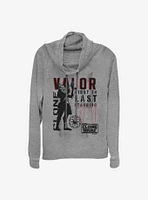 Star Wars: The Clone Wars Valor Troop Cowlneck Long-Sleeve Girls Top