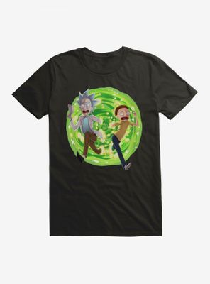 Rick And Morty Exit The Portal T-Shirt