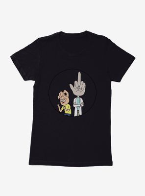 Rick And Morty Give Them A Hand Womens T-Shirt