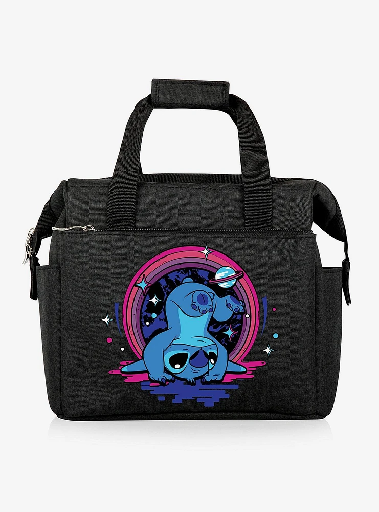 Disney Lilo and Stitch Stay Weird Black Lunch Cooler