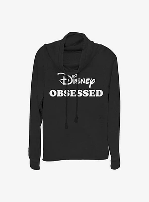 Disney And Chill Cowl Neck Long-Sleeve Womens Top