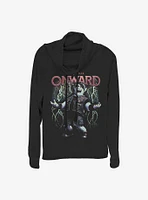 Disney Pixar Onward Light It Up Cowl Neck Long-Sleeve Womens Top