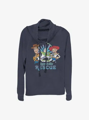 Disney Pixar Toy Story 4 Rescue Cowl Neck Long-Sleeve Womens Top