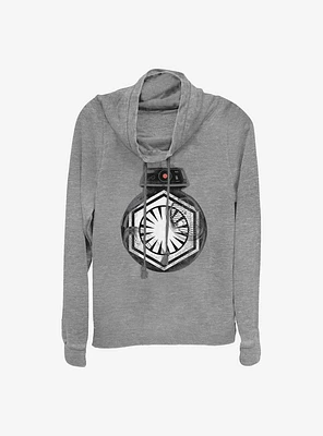 Star Wars Episode VIII: The Last Jedi Empire On BB8 Cowl Neck Long-Sleeve Womens Top
