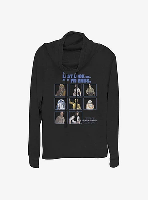 Star Wars Episode IX: The Rise Of Skywalker Boxed Friends Cowl Neck Long-Sleeve Womens Top