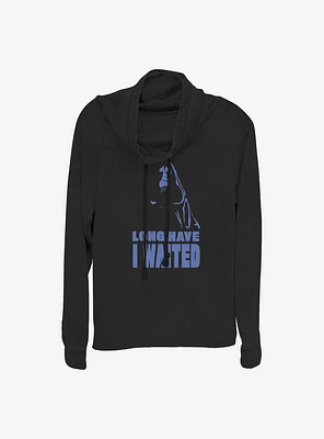 Star Wars Episode IX: The Rise Of Skywalker Long Wait Cowl Neck Long-Sleeve Womens Top