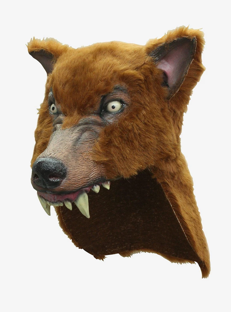 Brown Wolf Helmet Mask