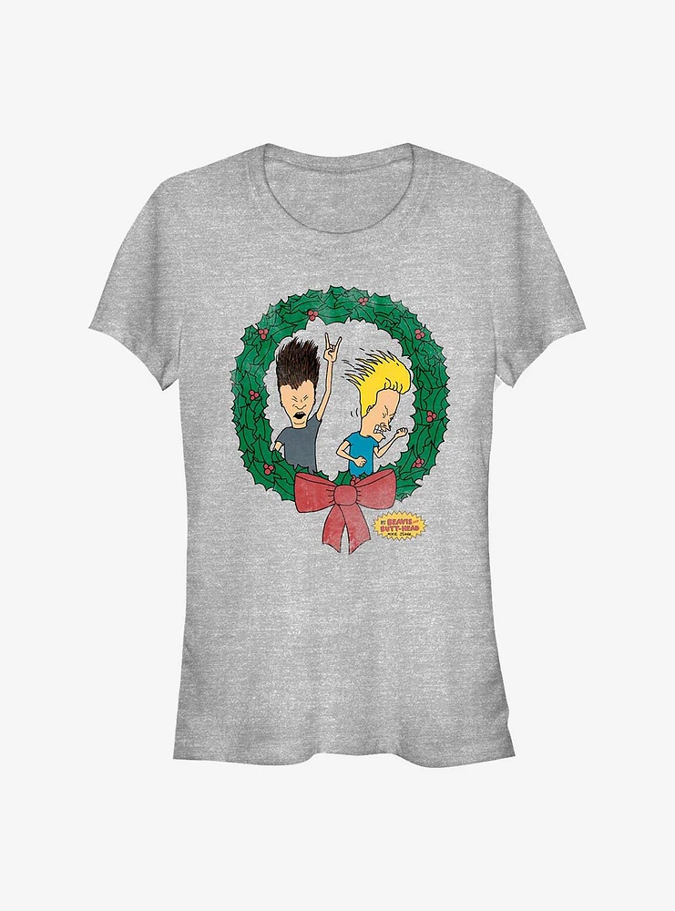 Beavis And Butt-Head Holiday Spirit Girls T-Shirt