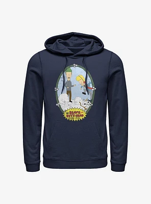 Beavis And Butt-Head Christmas Rock Hoodie