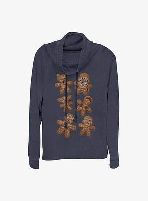 Star Wars Gingerbread Cowlneck Long-Sleeve Girls Top