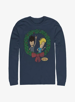 Beavis And Butt-Head Holiday Spirit Long-Sleeve T-Shirt