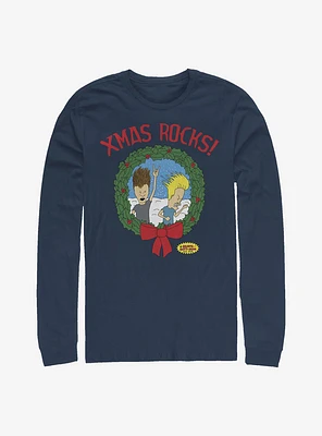 Beavis And Butt-Head Wreath Long-Sleeve T-Shirt