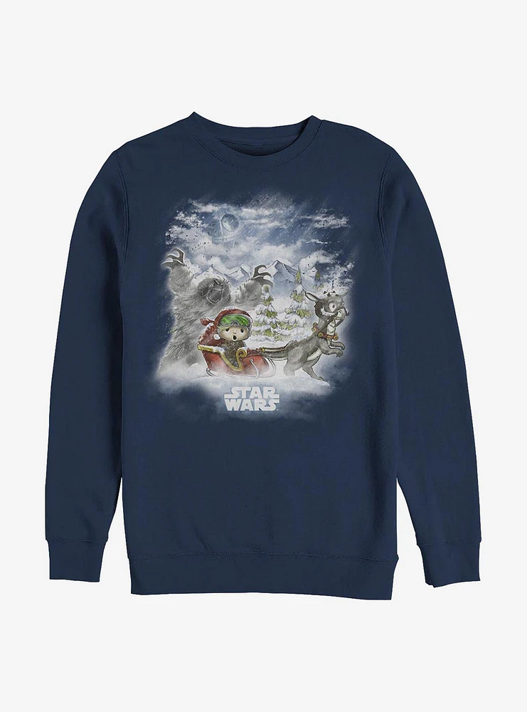 Star Wars Lukes Holiday Story Crew Sweatshirt