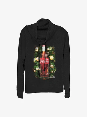 Coke Christmas Blessings Cowlneck Long-Sleeve Girls Top