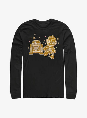 Star Wars Best Buds Gingerbread Cookies Crack Long-Sleeve T-Shirt