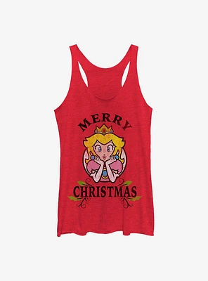 Nintendo Mario Princess Peach Holiday Girls Tank