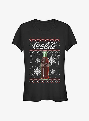 Coke Bottle Snowflakes Girls T-Shirt